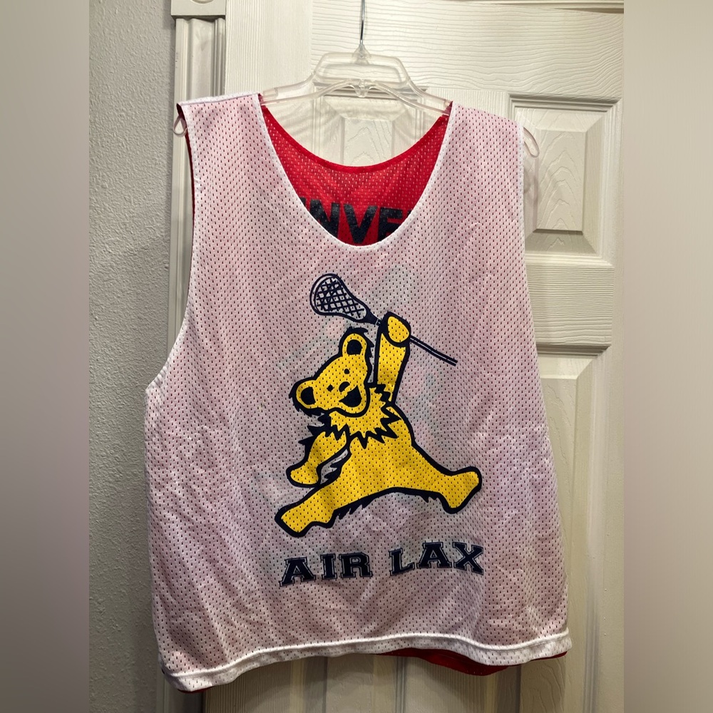 Grateful Dead Bear Lacrosse Mesh Jersey Denver XL - Picture 6 of 9
